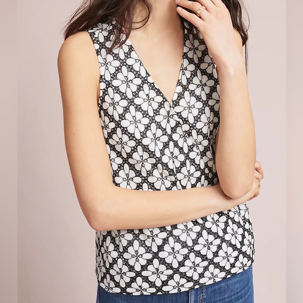 Maeve Anthropology Coralie Wrap Top